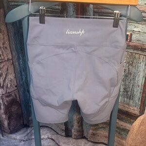 Lianshp purple biker shorts, size small, good condition